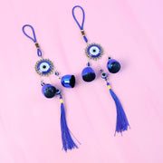 Decorative Evil Eye Hanging Wind Chime Set (2 Pc Set) thumbnail 3