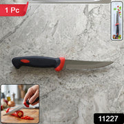 Stainless Steel Kitchen Utility Knife With Ergonomic Grip Handle (1 Pc) thumbnail 7