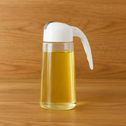 Kitchen Glass Oil Bottle Dispenser Automatic Opening Closing Home Bottles For Oil And Vinegar Honey Olive Oil Container (630ml) thumbnail 1