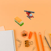 4567  Vehicle Pattern Eraser School Stationery Use Eraser (4 Pc Set) thumbnail 4