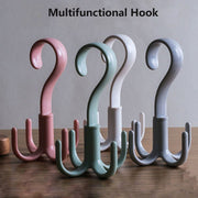 1714 4-claw Multi-function 360 Degree Rotatable Purse Rack Handbag Hanger Hook thumbnail 1