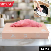 Microfiber Cleaning Cloth With Box Magic Wipe (10 Pcs Set) thumbnail 6