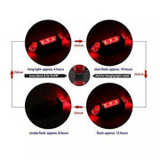 1561 Rechargeable Bicycle Front Waterproof Led Light (Red) thumbnail 5