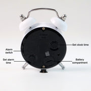 Small Twin-bell Analog Alarm Clock - (1 Pc) thumbnail 4