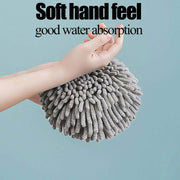 7806 Super Soft Cute Hanging Hand Towel For Kitchen And Bathroom  Ultra Absorbent Thick Coral Velvet Hand Towels With Hanging Loop Fast Drying Microfiber thumbnail 3