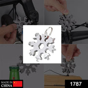 1787 Snowflake Multi-tool Stainless Steel Snowflake Bottle Opener thumbnail 7