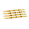 Gold Plated Hexa Bead Bracelet Rakhi For Brother  (1 Pc)