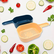 Vegetable Slicer Cutter - 6 Blades Kitchen Accessories Tools  Appliances With Container  Handle (1 Set) thumbnail 5