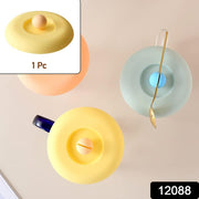 Cup  Mug Lid Dust Proof Silicone Rubber Airtight Seal (Cup  Spoon Not Included Only Lid 1 Pc) thumbnail 7