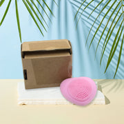 6996 Waterproof Face Wash Brush Face Scrubber Facial Cleansing Brush Exfoliating Silicone Face Hot Compress Scrubber Cleaning For Deep Skin Care Heart Shaped For Women For Home thumbnail 5