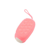 1436  Silicone Super Soft Silicone Bath Brush Double-sided Body Scrubber Brush For Deep Cleasing Exfoliating Ultra-soft Scrubber(1 Pc) thumbnail 2