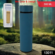 13011unbreakable Stainless Steel Leak Proof Fridge Water Bottle Cold  Hot Steel Bottle Leak Proof  Office Bottle  Gym  Home  Kitchen  Hiking  Trekking  Travel Bottle (500 Ml) thumbnail 7