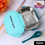 Insulated Testy Stainless Steel Leakproof Lunch Box With Spoon (1 Set) thumbnail 7