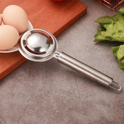 5898 Kitchen Tools Egg Yolk White Separator Stainless Steel Egg White Separator Tools Eggs Yolk Filter Gadgets Kitchen Gadgets Separating Funnel Spoon Egg Divider Tools thumbnail 6