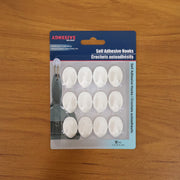 Strong Self Adhesive Wall Hooks Set (12 Pc) thumbnail 5