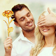 0879 B Golden Rose Used In All Kinds Of Places Like Household Offices Cafes Etc. For Decorating And To Look Good Purposes And All. thumbnail 5