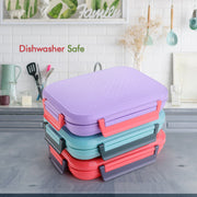 5364 Break Time Lunch Box Steel Plate Multi Compartment Lunch Box Carry To All Type Lunch In Lunch Box  Premium Quality Lunch Box Ideal For Office  School Kids  Travelling Ideal thumbnail 1