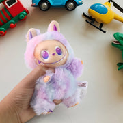 Light Purple Plush Toy Cartoon Keychain With Hook Colorful Light Purple (1 Pc) thumbnail 6