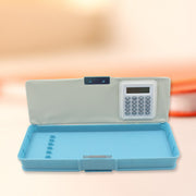 4257 Double Sided Magnetic Geometry Box Pencil Box With Calculator For Boys Art Plastic Pencil Box  For Girls And Boys thumbnail 4
