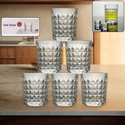 Premium Crystal-style Glass Tumbler Set (6 Pc  210 Ml) thumbnail 1