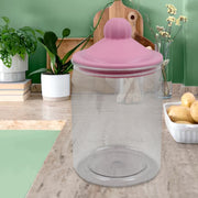 Transparent Kitchen Plastic Container Jar Set (2 Pcs Set  1100 Ml Approx) thumbnail 4