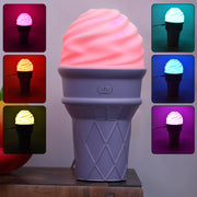 Ice Cream Cone Shape Air Freshener Humidifier (1pc  Purple ) thumbnail 4