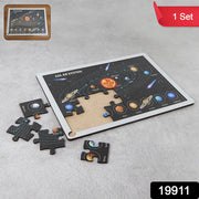 Wooden Solar System Puzzle For Kids - (1 Set) thumbnail 6