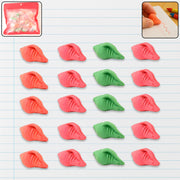 Shankh Shape Eraser Rubber (20 Pc  Mix Colour  Design) thumbnail 6