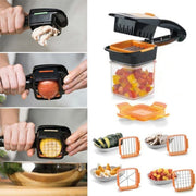 2069 5 In 1 Nicer Dicer Used For Cutting And Shredding Of Various Types Of Food Stuff In All Kitchen Purposes. thumbnail 4