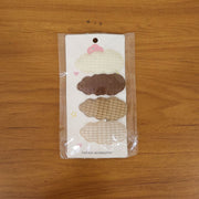Premium Padded Cloud Shape Hair Clips Set (4 Pc) thumbnail 6