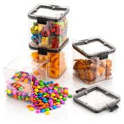 2763 4pc Square Container 700ml Used For Storing Types Of Food Stuffs And Items. thumbnail 4