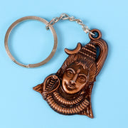 Lord Shiva Face Antique Finish Keychain (1 Pc) thumbnail 3