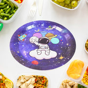 Round Plates Disposable Paper Plates  Happy Birthday Gift (10 Pcs Set  Mix Design) thumbnail 4
