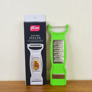 Supermom 3-in-1 Multi-functional Stainless Steel Vegetable  Fruit Peeler (1 Pc) thumbnail 6