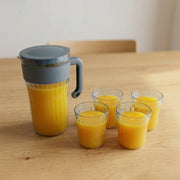 Multipurpose Plastic Water Juice Serving Jug With 4 Drinking Glasses Set (1 Set) thumbnail 5