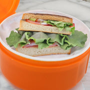 Smily Plastic Lunch Box Small Box With 2in1 Spoon Pack Of 1 thumbnail 5