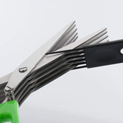 1563 Multifunction Vegetable Stainless Steel Herbs Scissor With 5 Blades thumbnail 5