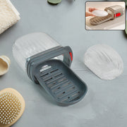 Multipurpose Soap Box Holder With Transparent Dust-proof Lid Sabudani (1 Pc) thumbnail 1