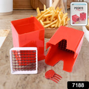French Fries Potato Chips Strip Cutting Cutter Machine (1 Pc) thumbnail 4