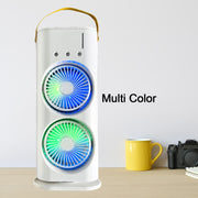 Electric Fan Desktop Double-head Powerful Air Cooler (1 Pc  With Remote) thumbnail 3