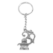 Om With Shivling Metal Keychain (1 Pc) thumbnail 1