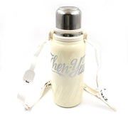 Stainless Steel Vacuum Insulated Water Bottle  Leak Proof Flask For Tea Coffee  Reusable Water Bottle With Hanging Strap  Bottle For Hot  Cold Drinks Wide Mouth Water Flask (900  1200 Ml) thumbnail 3