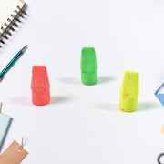 Pencil Top Eraser Rubber Erasers (1 Pc  Mix Colour  Design) thumbnail 2