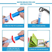 8091 Magic Water Quick Dry Book Water Coloring Book Doodle With Magic Pen Painting Board thumbnail 5