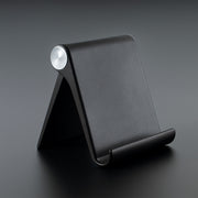 Plastic Foldable Desktop Mobile Stand (1 Pc  Black) thumbnail 2