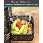 Metal High Qaulity Kitchen Trolley Kitchen Organizer Items And Kitchen Accessories Items For Kitchen Rack Square Design For Fruits  Vegetable Onion Storage Kitchen Trolley With Wheels (4 Layer  3 Layer) thumbnail 4