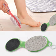 5 In 1 Pedicure Tool Pedicure Brush For Feet Foot Scrubber Foot File With Nail Cutter thumbnail 2