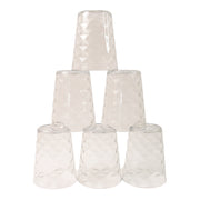 Apex Pyramid Design Unbreakable Plastic Glass  300 Ml thumbnail 4