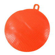 Red Silicone Dish Scrubber Sponge Mildew Free Non Stick Heat Resistant thumbnail 4