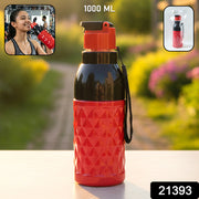 Plastic 1000 Ml Approx Sports Water Bottle (1 Pc) thumbnail 7